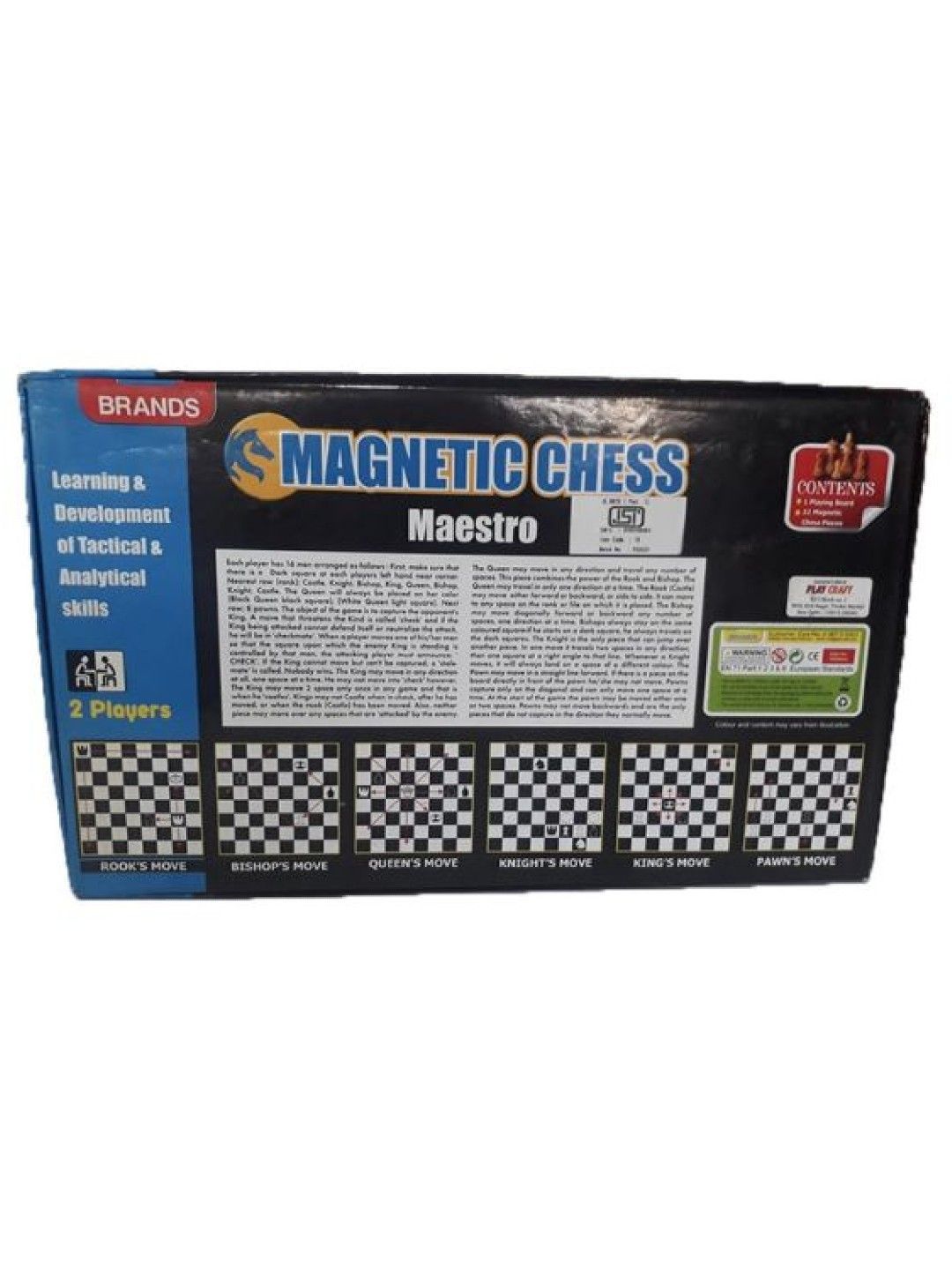 Playcraft Magnetic Chess Maestro (No Color- Image 3)