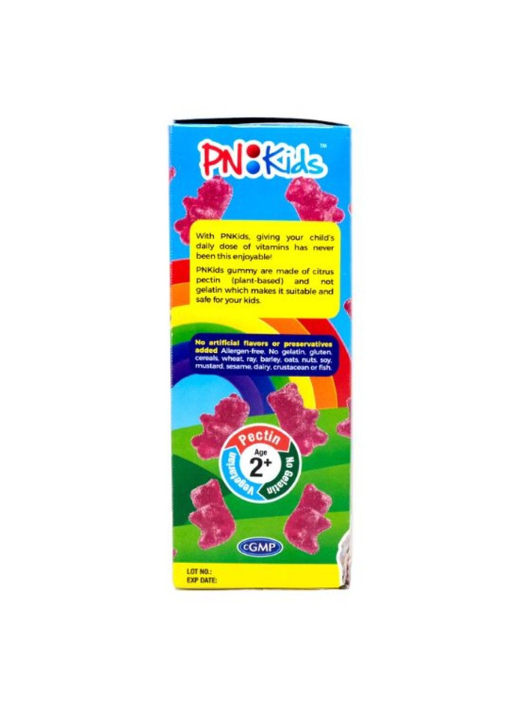 PNKids Vitamins and Minerals for Boys Gummy Raspberry Flavor 60s (150g) (No Color- Image 3)