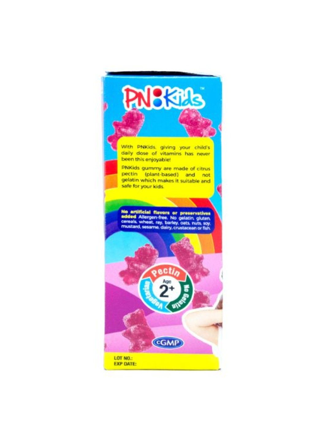 PNKids Vitamins and Minerals for Girls Gummy Raspberry Flavor 60s (150g) (No Color- Image 3)