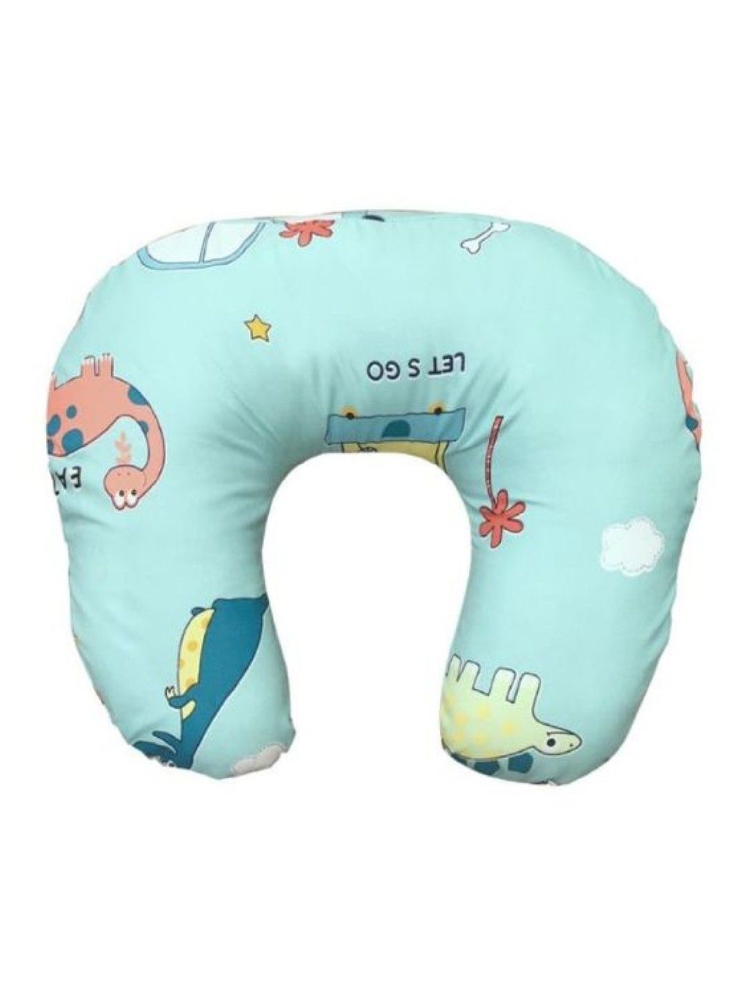 Kozy Blankie Bundle: Grey Crib nest + Dinotopia Nursing Pillow (No Color- Image 3)