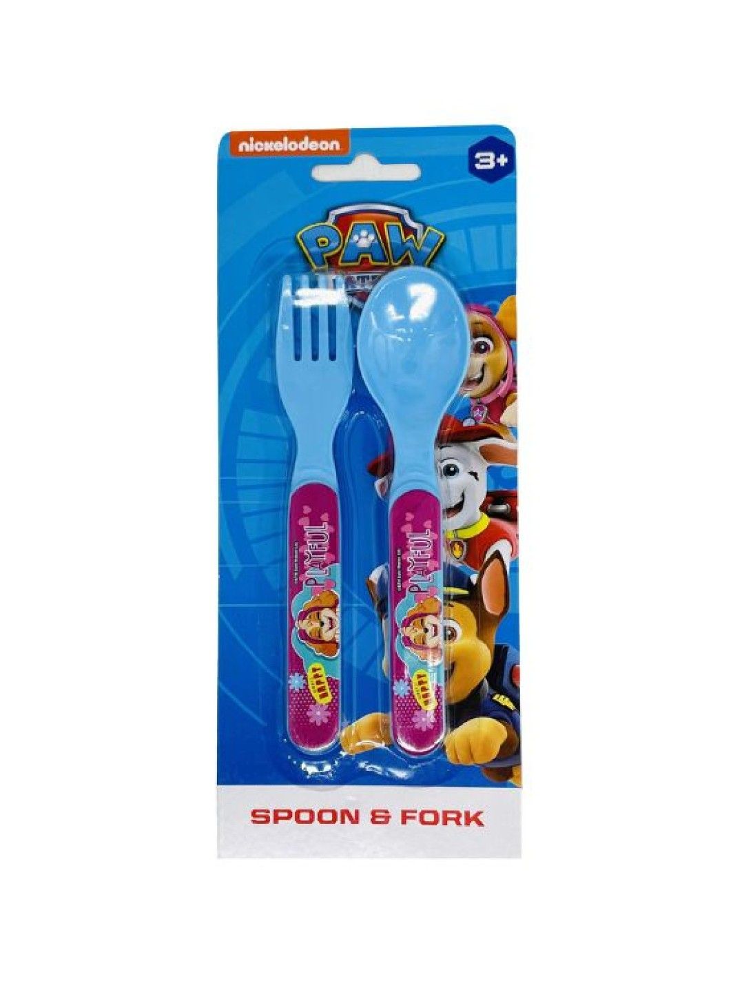 Enfant Paw Patrol Spoon & Fork Set (Pink- Image 3)