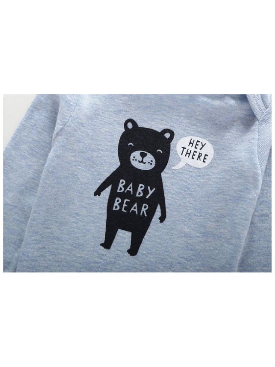 Cottonkind Assorted Bear 4-Piece Longsleeves Onesies (Multicolor- Image 3)