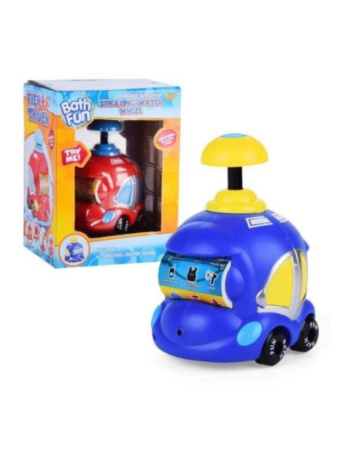 QT Hub Police Car Bath Toy (No Color- Image 3)