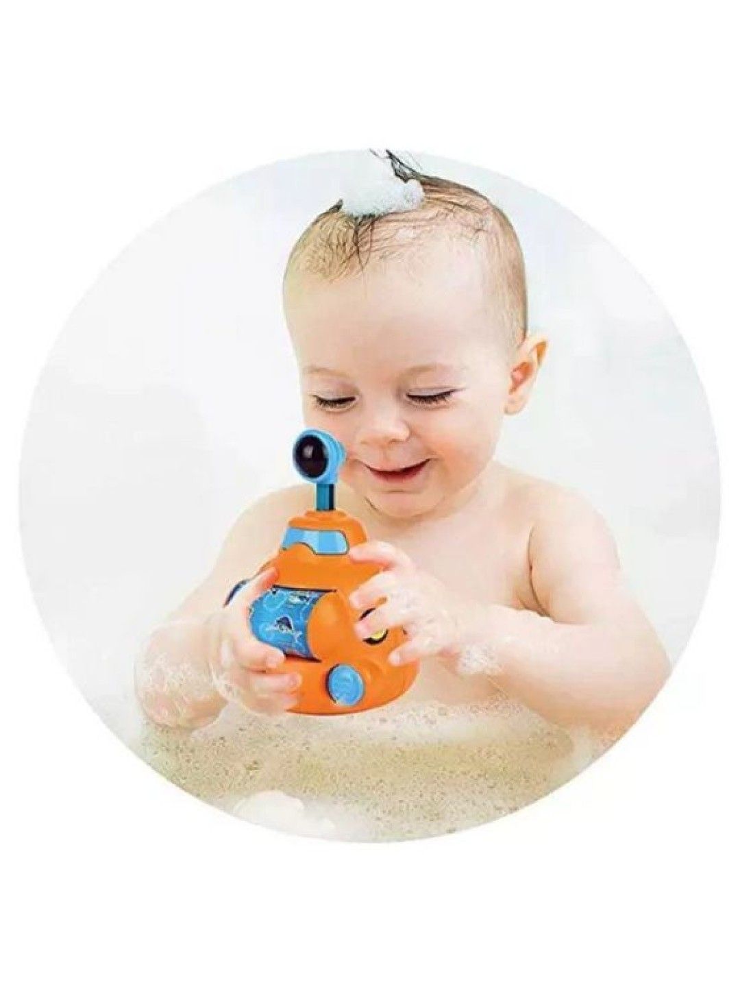 QT Hub Submarine Bath Toy (Green- Image 2)