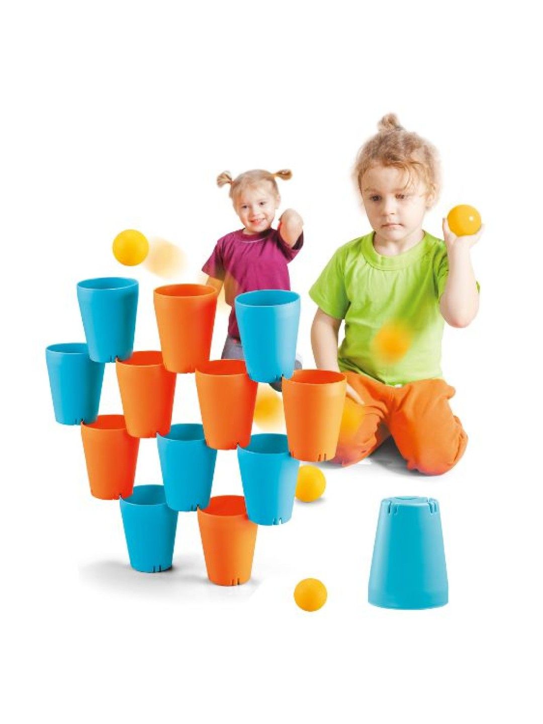 Kidsplay 3 In 1 Blocks Quick Stack Cup (No Color- Image 3)