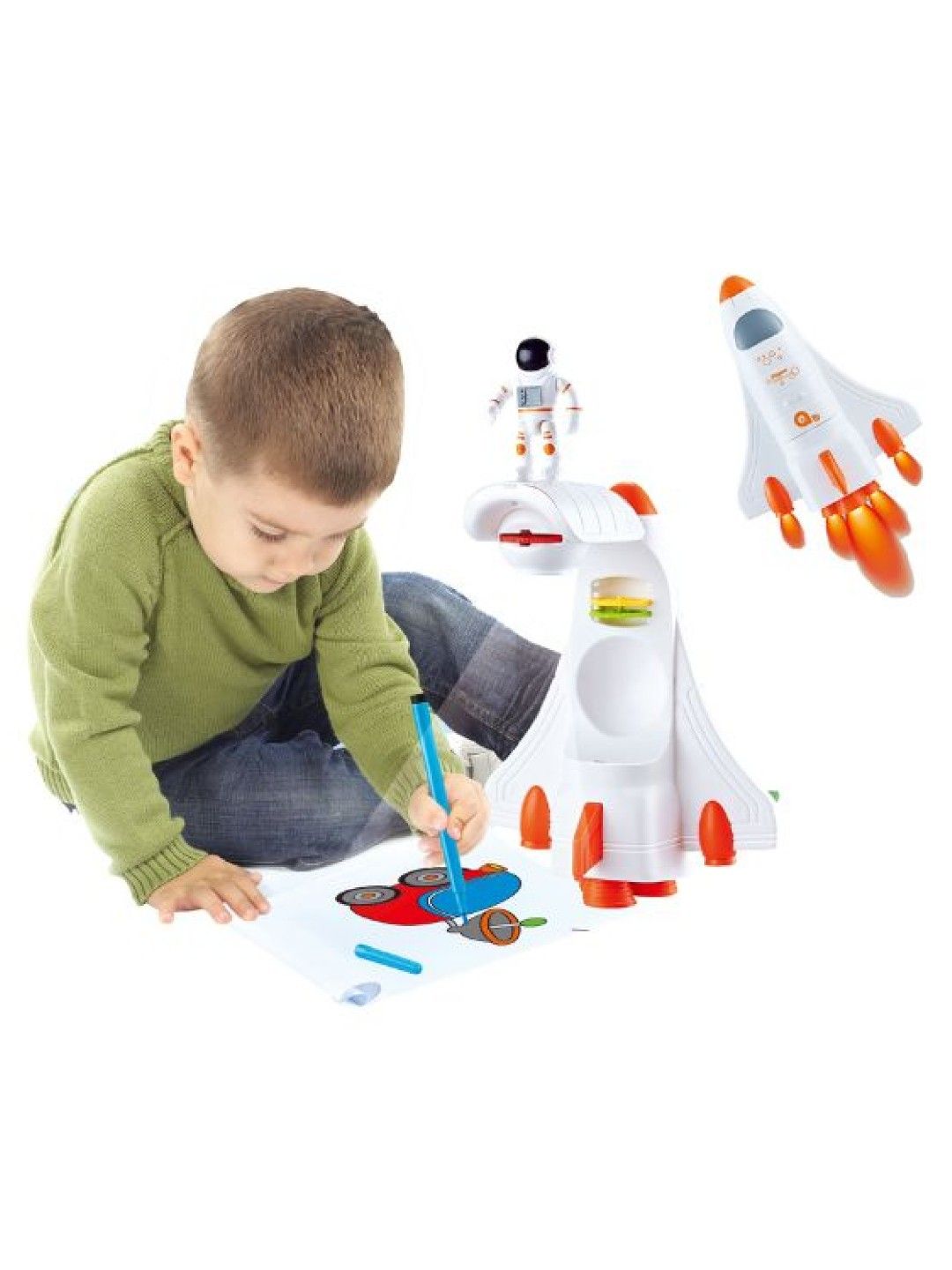 Kidsplay Space Aircraft Projection Drawing Machine (No Color- Image 3)