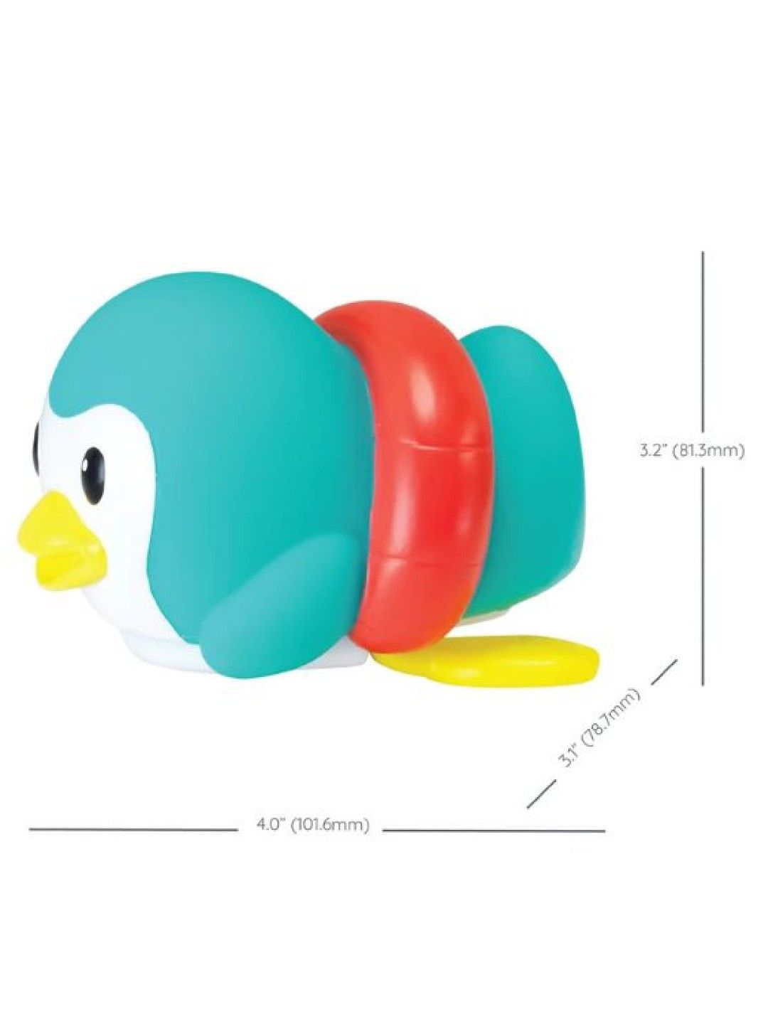 Infantino Kick & Swim Bath Pal - Penguin (Torquiose- Image 3)