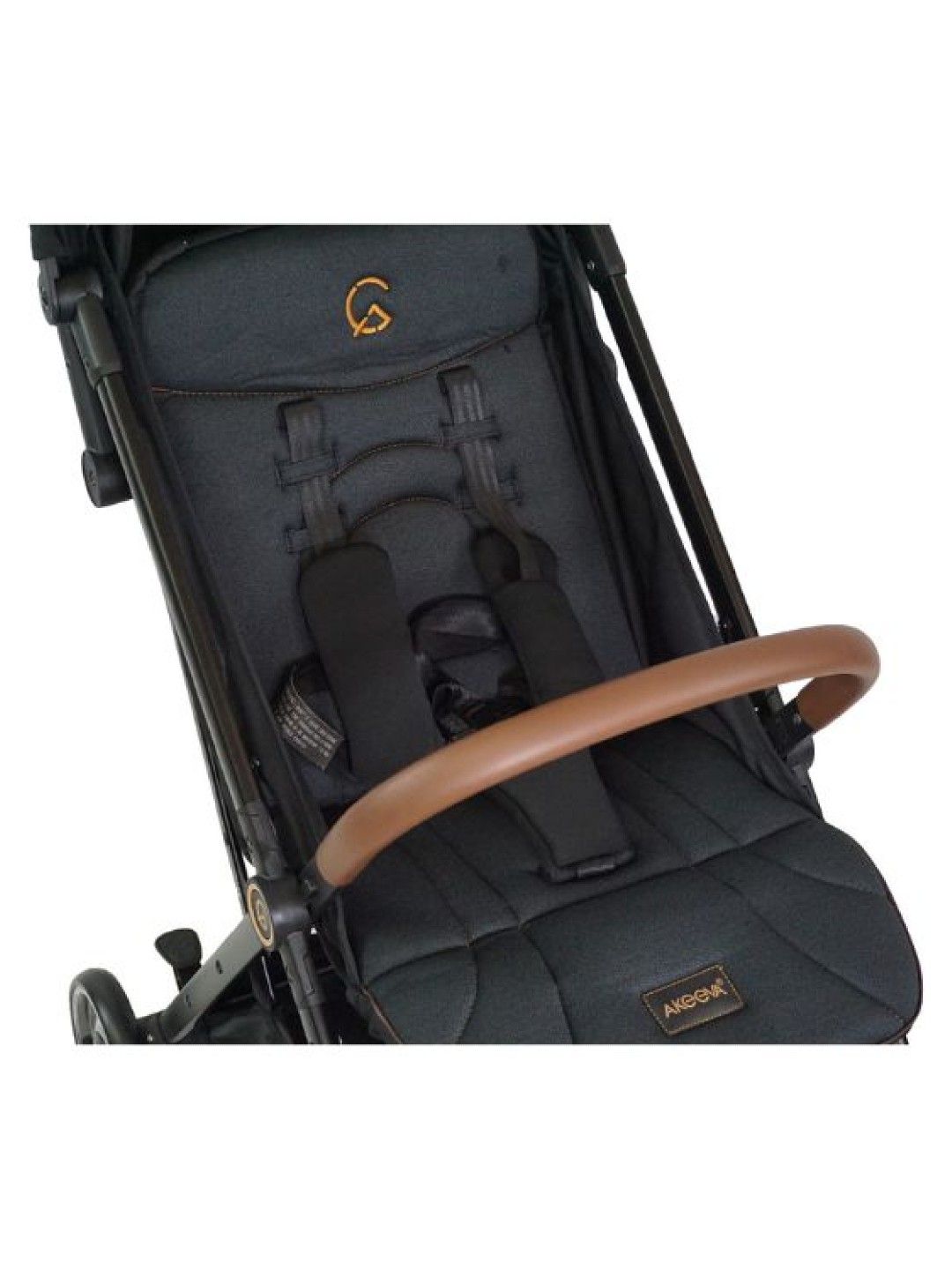 Akeeva Self-Fold Travel Stroller (I-Fold) (Black- Image 3)