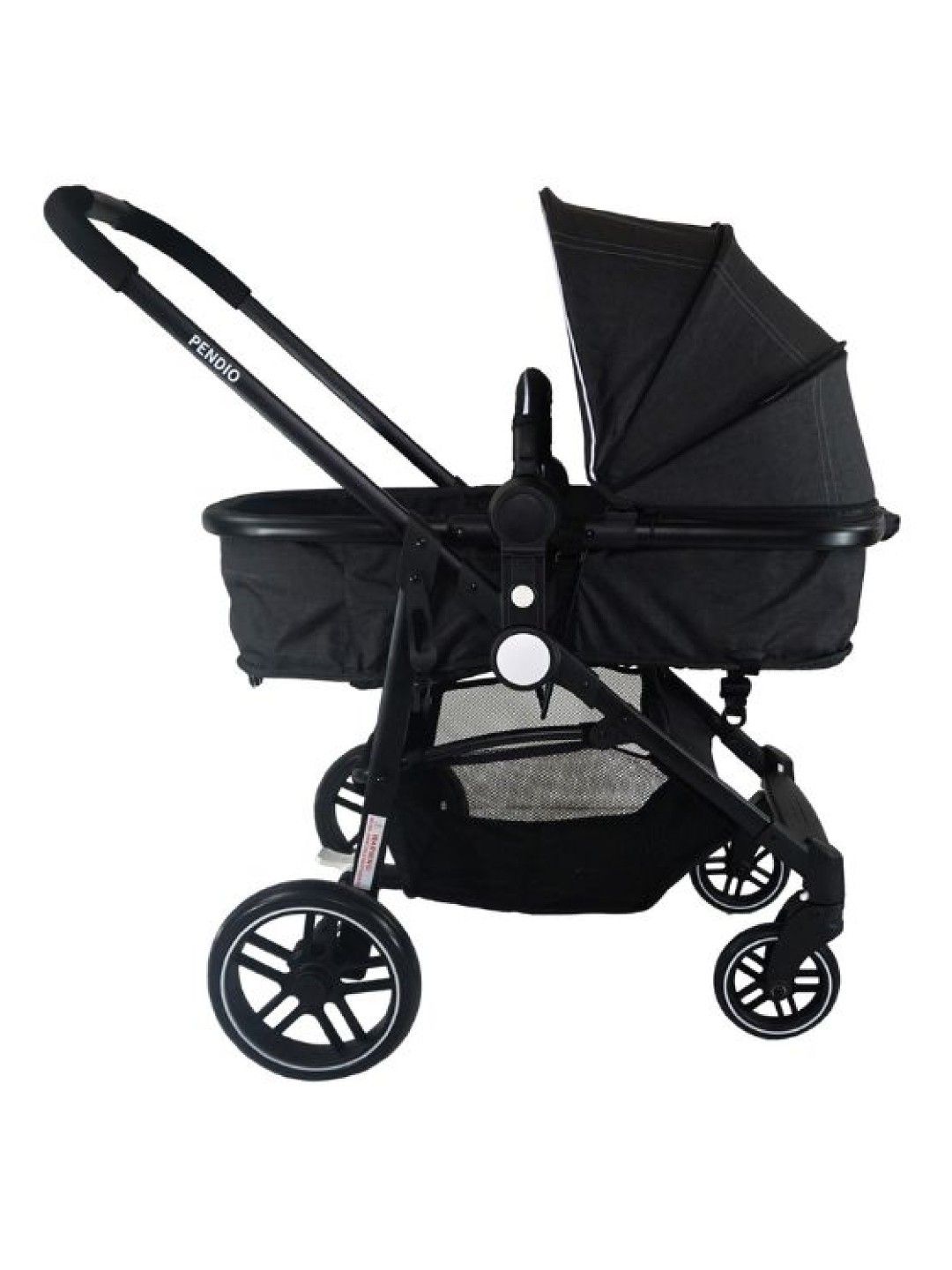 Akeeva Foldable Convertible To Carry-Cot Stroller (Pendio) (Black- Image 3)