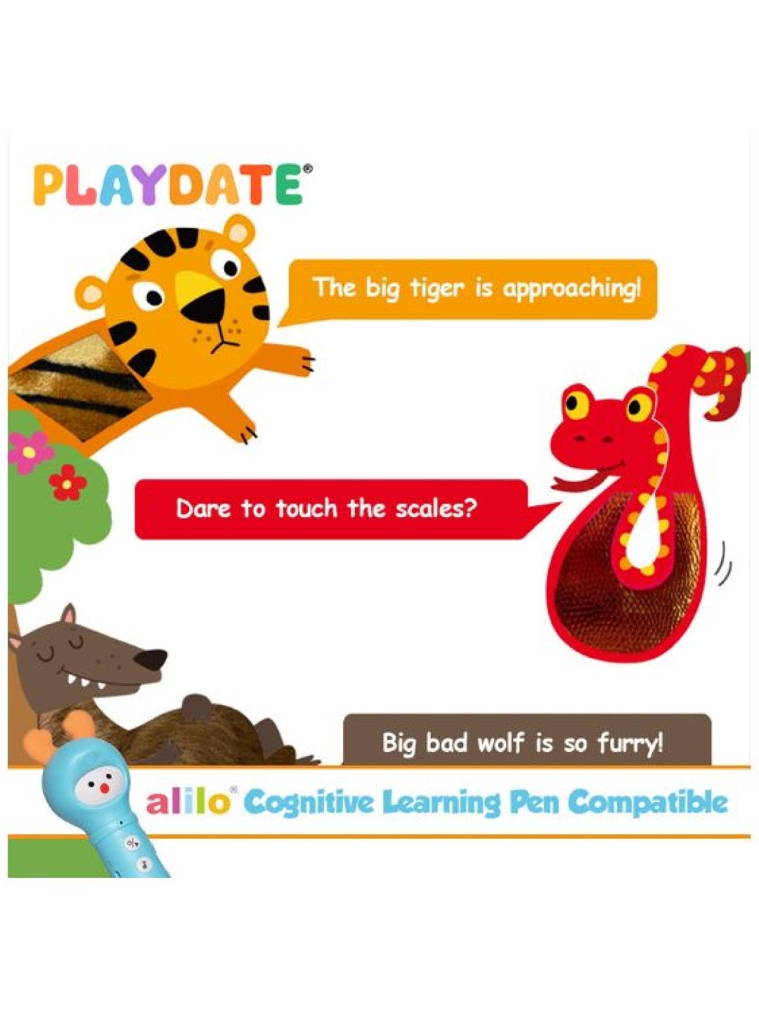 Playdate Fairy Tales To Touch (9 Books) (Alilo Learning Pen Compatible) (No Color- Image 3)