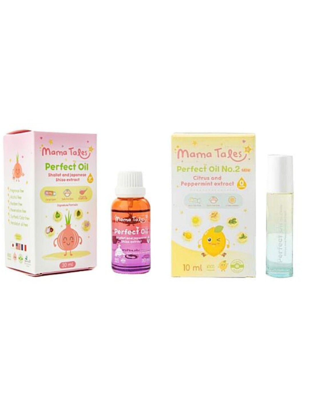 Mama Tales Perfect Oil Duo Set Mix (Roller Perfect Oil No.2 + Dropper Perfecr Oil No.1)