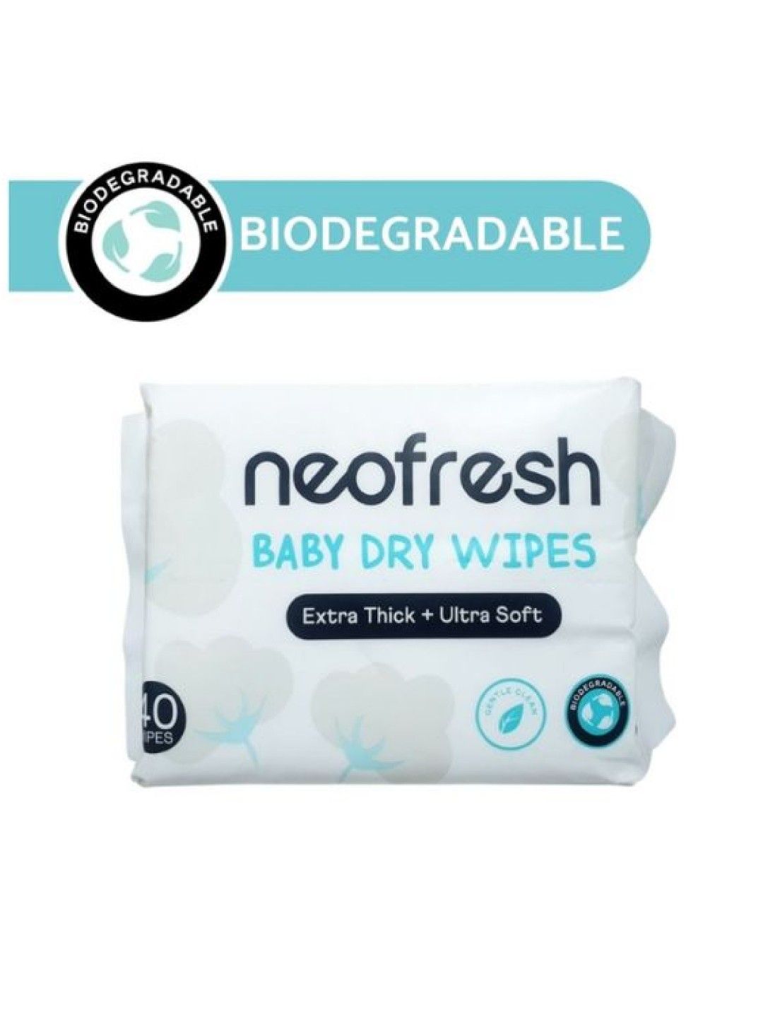 Neofresh Baby Dry Wipes - 40pcs (No Color- Image 4)