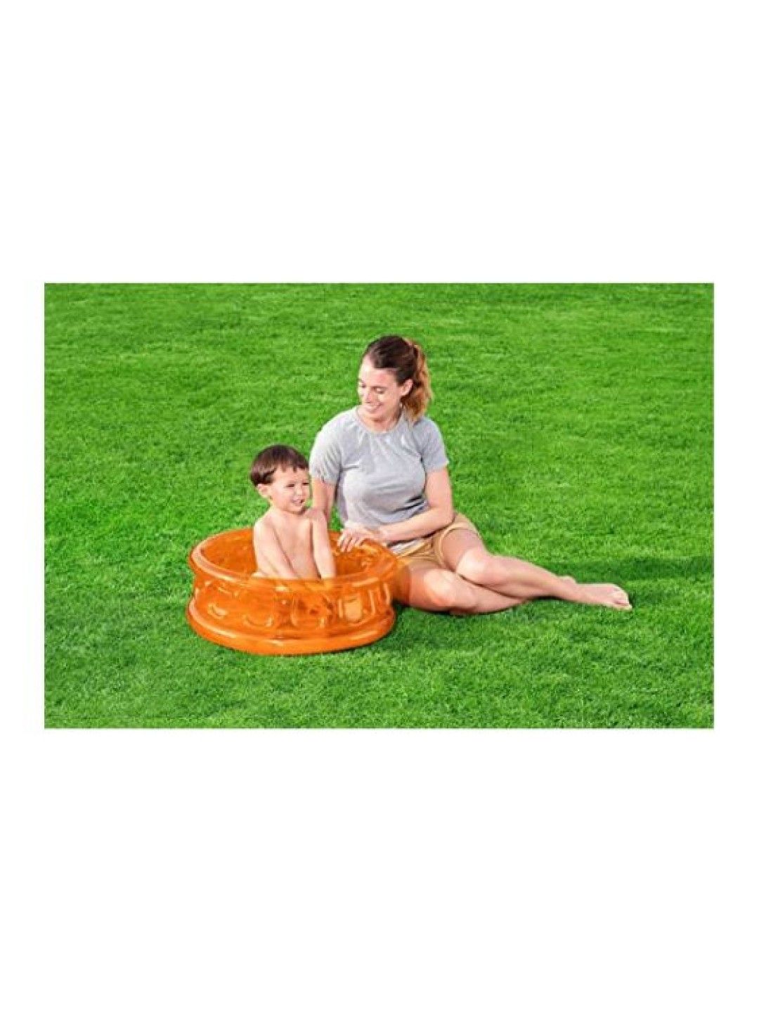 Bestway Kiddie Pool (25" Diameter x 10" Height) (Orange- Image 3)