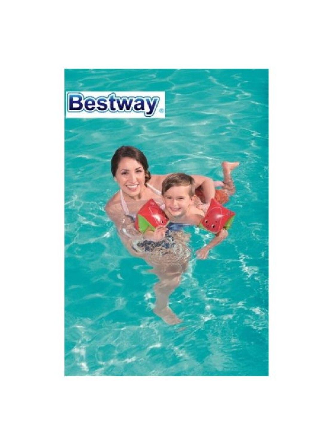 Bestway Armbands (23 x 15cm) (Red- Image 2)