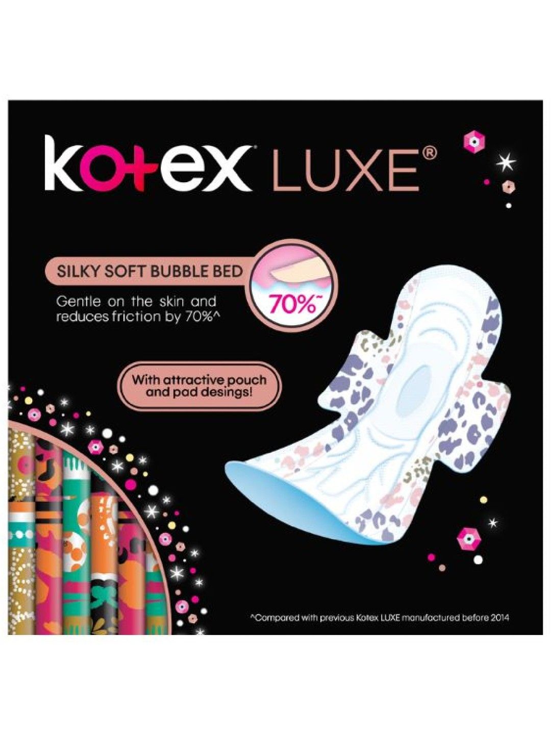 Kotex Luxe Ultrathin Feminine Pads 23cm - 16 Pads (8 Pads x 2  Packs) (No Color- Image 3)