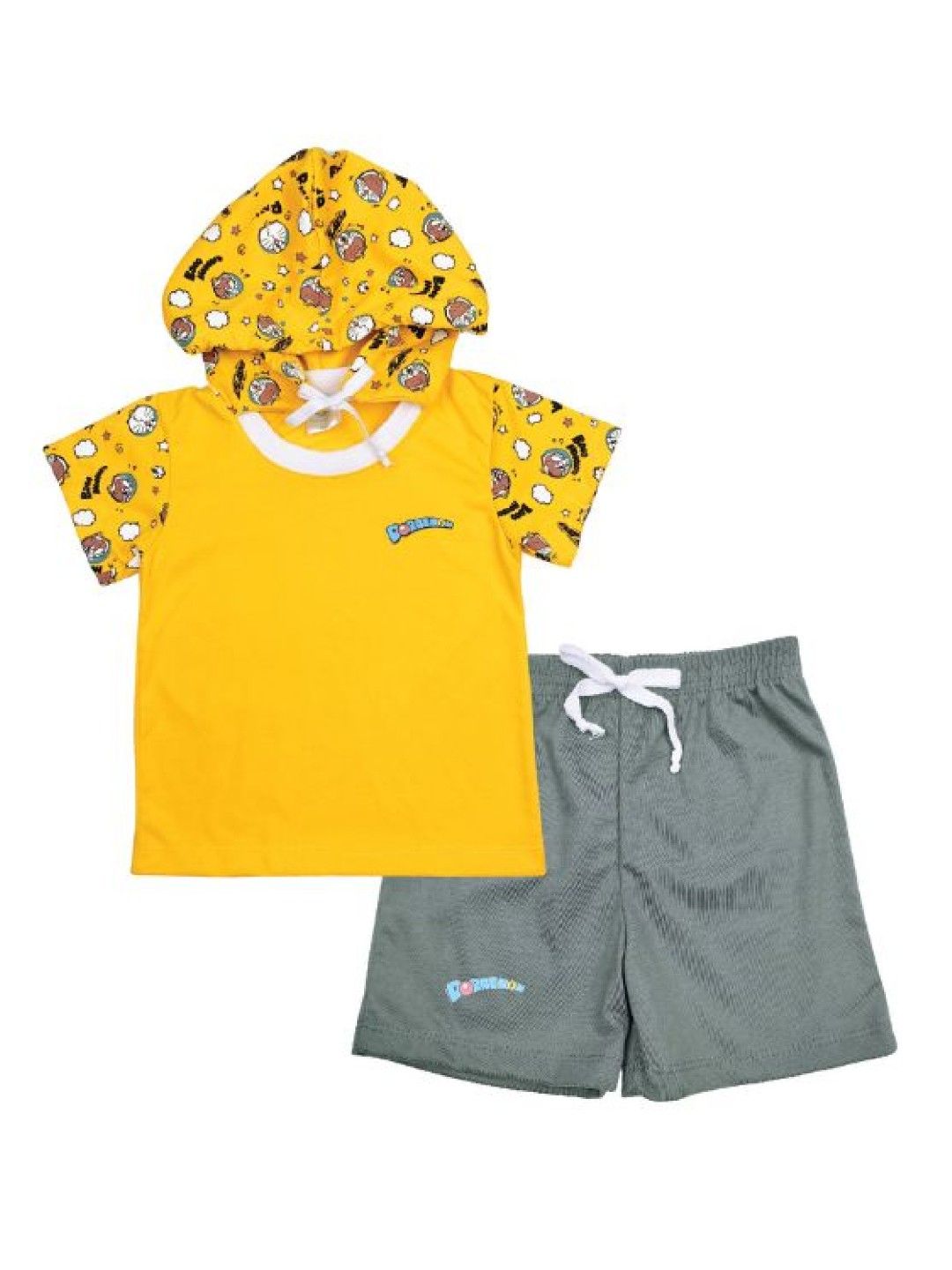 Doraemon Boys Hooded Sweatshirt and Shorts Terno Set - Clash Collection (No Color- Image 1)