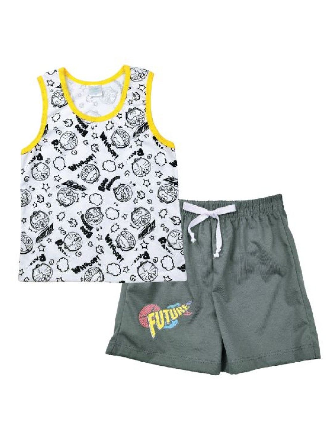 Doraemon Boys Printed Sando and Shorts Terno Set - Future Collection (No Color- Image 1)