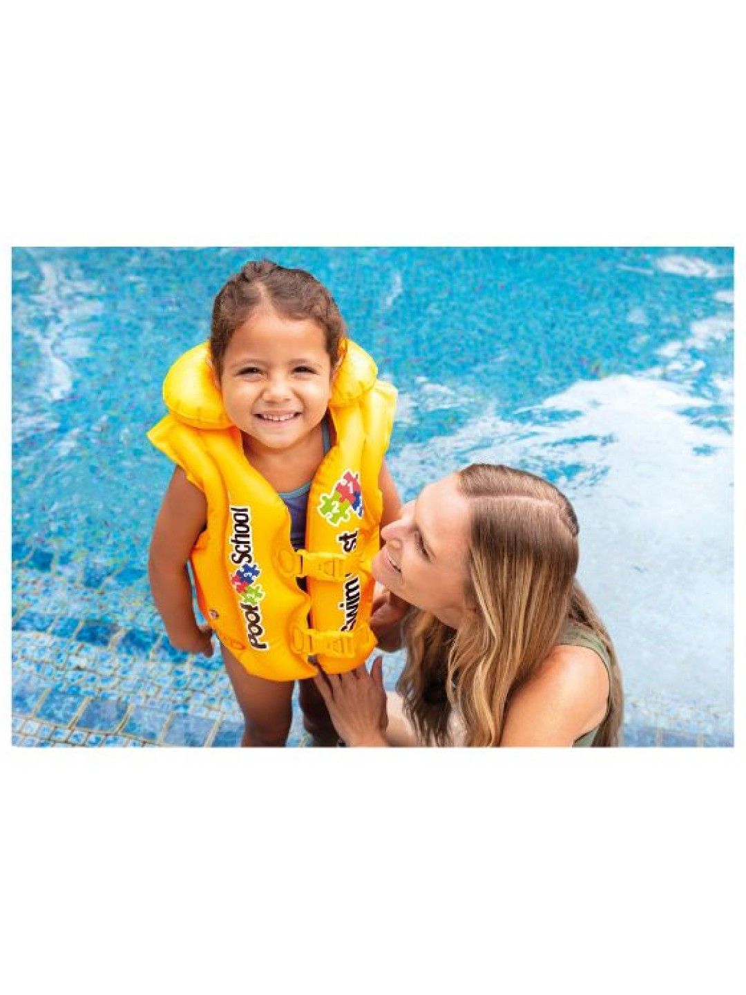 INTEX Pool School™ Deluxe Swim Vest with Collar (No Color- Image 3)