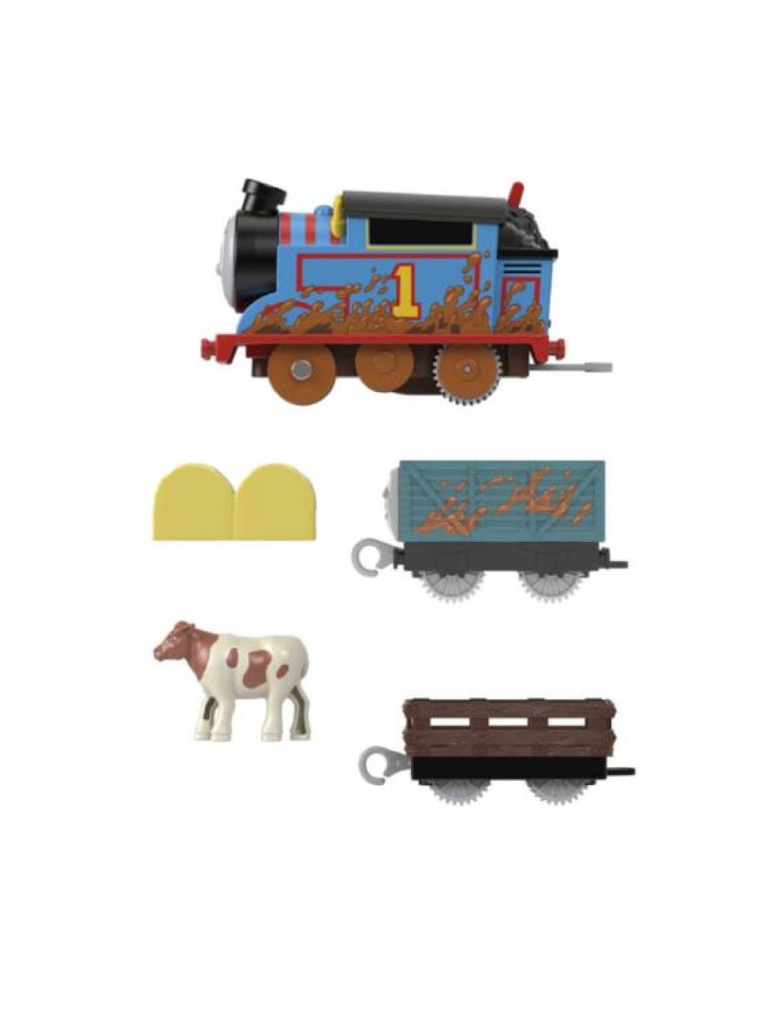 Thomas & Friends Muddy Farm Thomas Motorized Train Engine (No Color- Image 3)