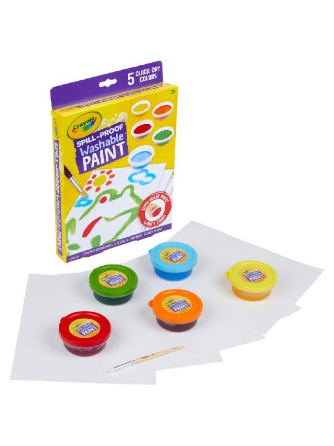 Crayola Spill Proof Washable Paint Kit (No Color- Image 3)