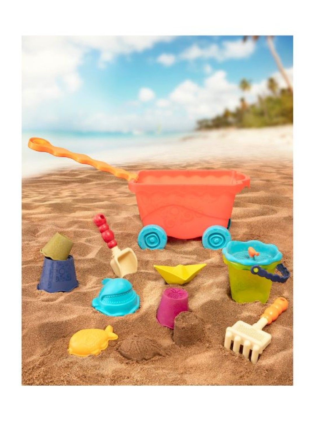 B.Toys B. Travel Beach Wagon (No Color- Image 3)