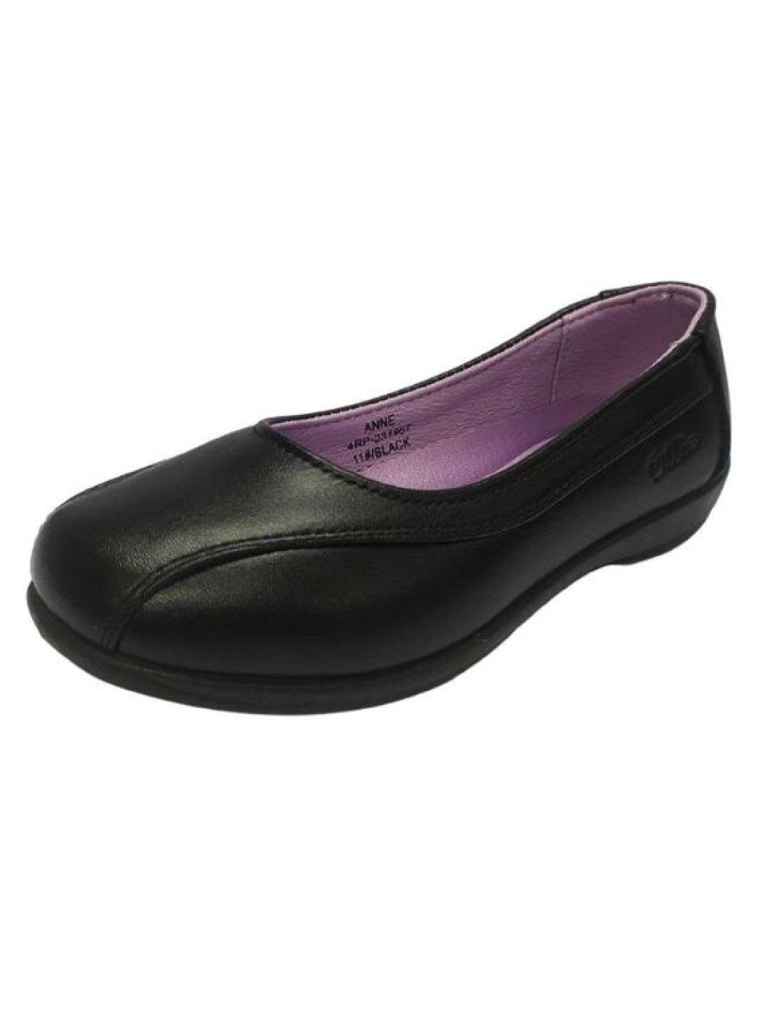 Ollie Anne School Shoes (Black- Image 3)