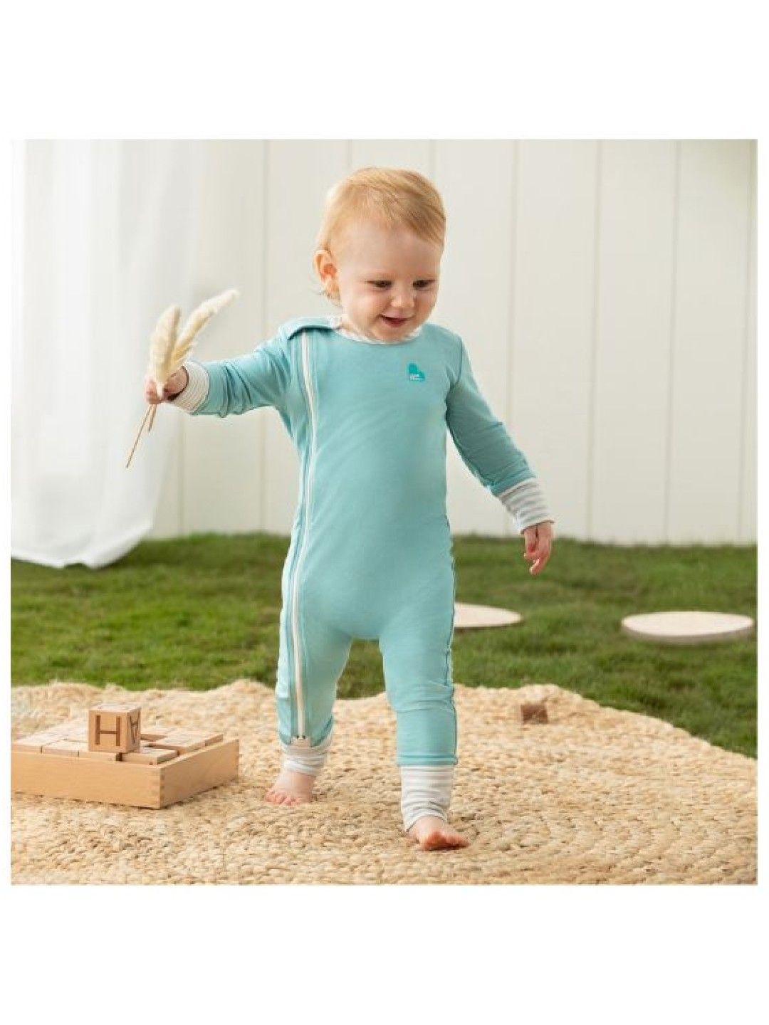 Love To Dream Ecovero Side Zip Romper (Marine- Image 3)