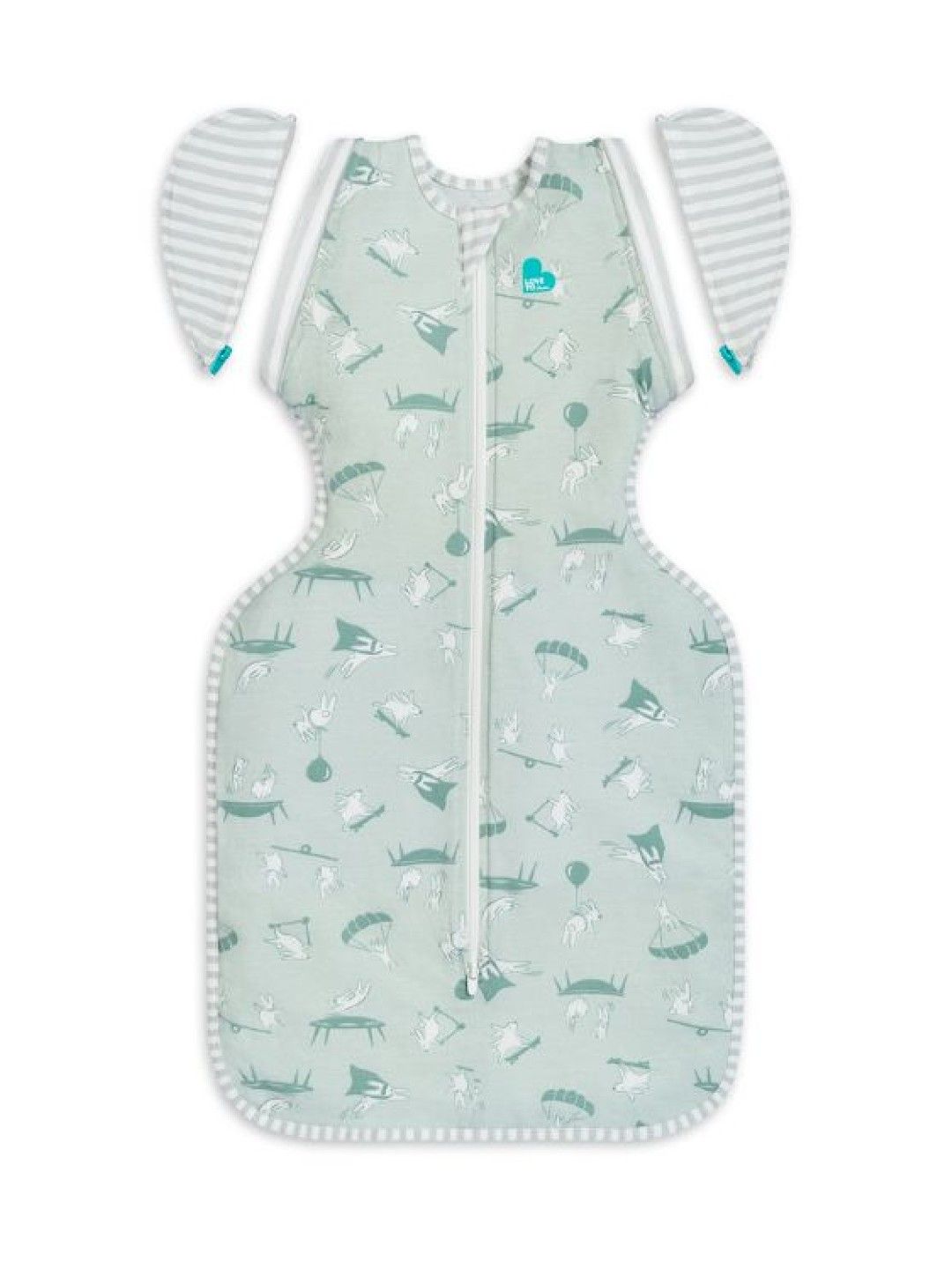 Love To Dream Swaddle UP T/Bag Lite Daredevil Bunny (Olive- Image 3)