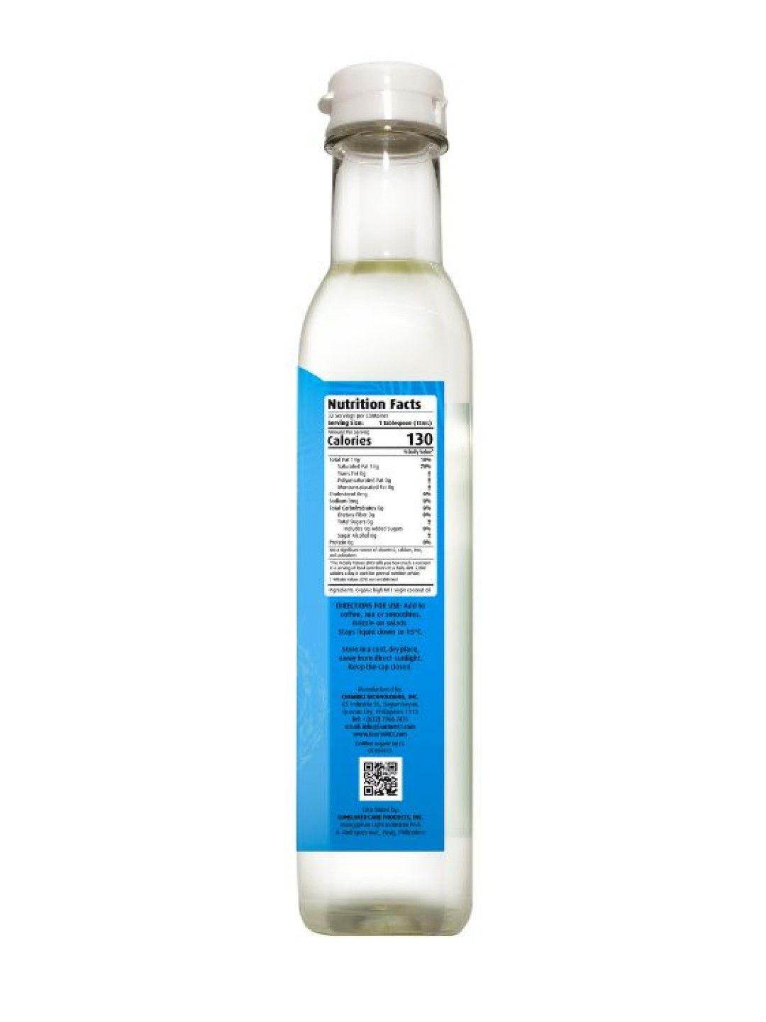 Laurin Light Virgin Coconut Oil (500ml) (No Color- Image 3)