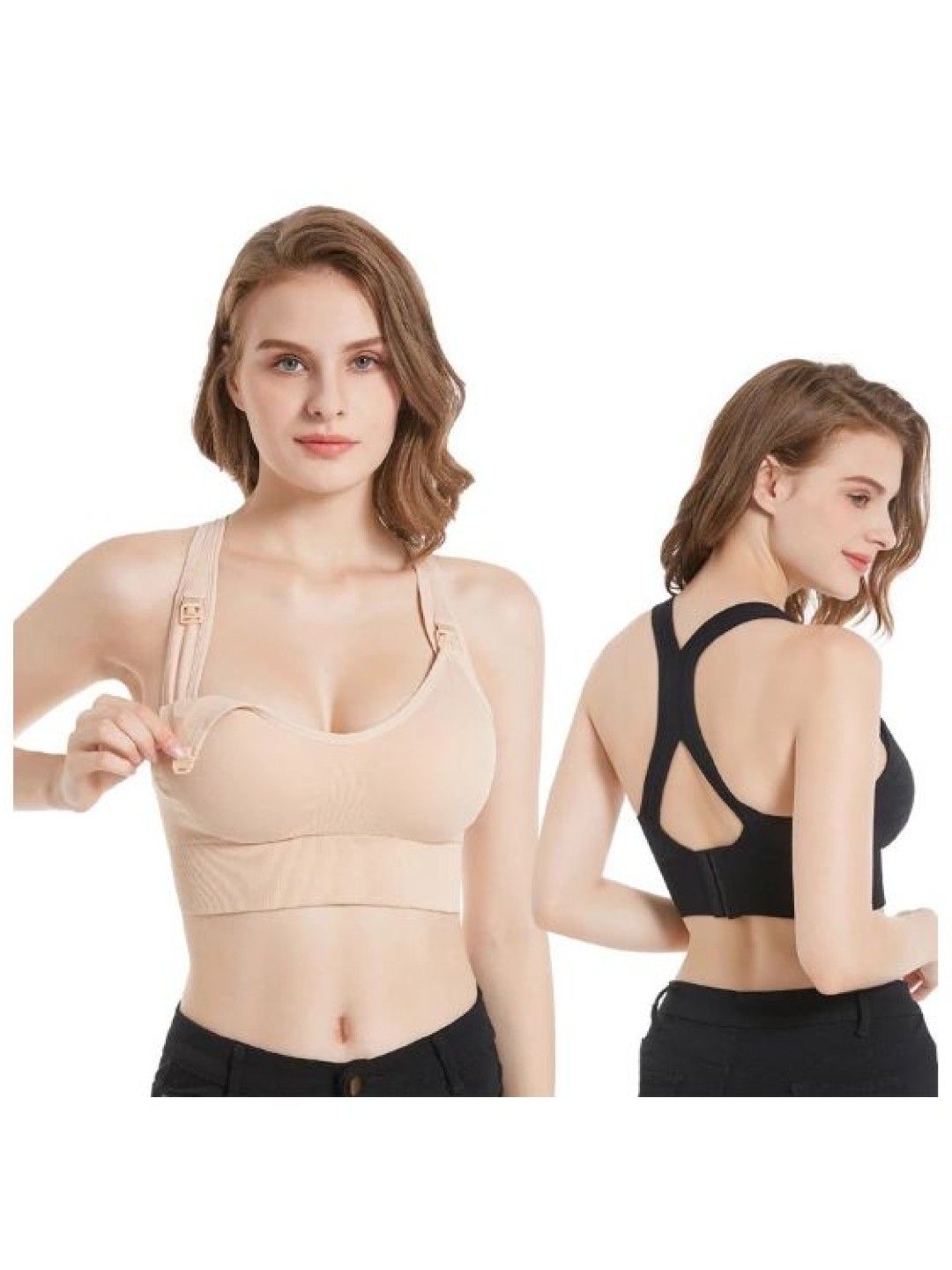 Little K Active Workout Bra (Nude- Image 2)