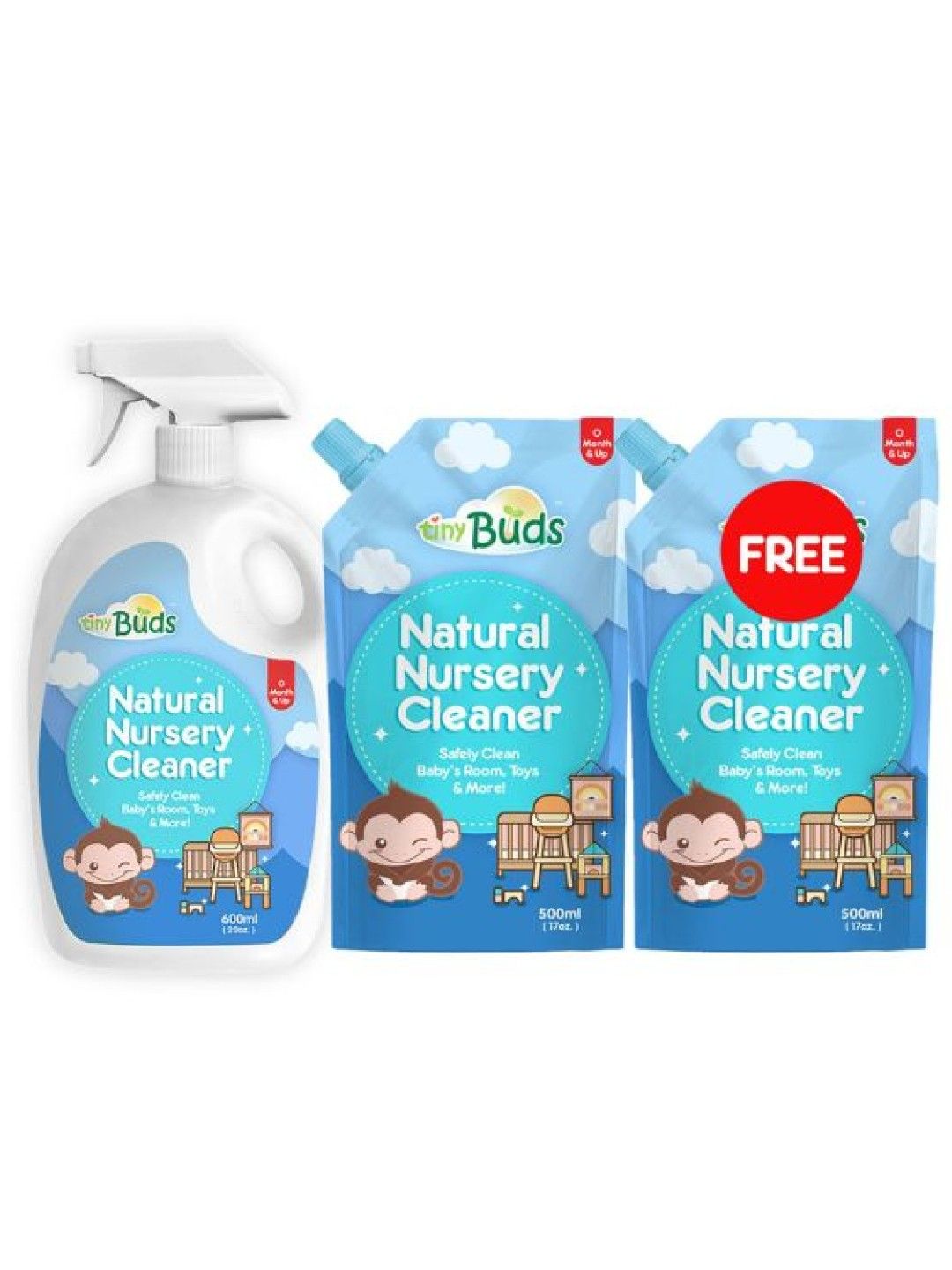 Tiny Buds Nursery Cleaner Set (No Color- Image 1)