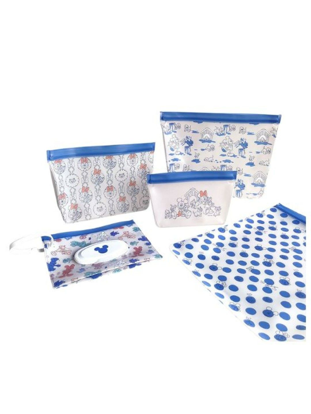 Zippies Disney Puppies and Kittens 5-pc Bag Organizer Set (with wipes pouch) (No Color- Image 3)