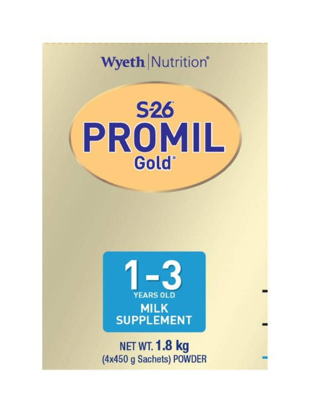 S-26 Promil Gold Three Milk Supplement 1-3 Years Old (1.8kg) (No Color- Image 3)