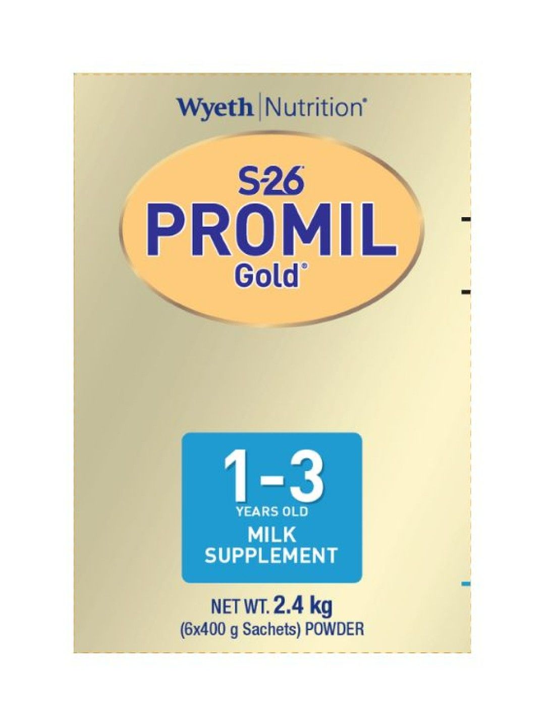 S-26 Promil Gold Three Milk Supplement 1-3 Years Old (2.4kg) (No Color- Image 3)