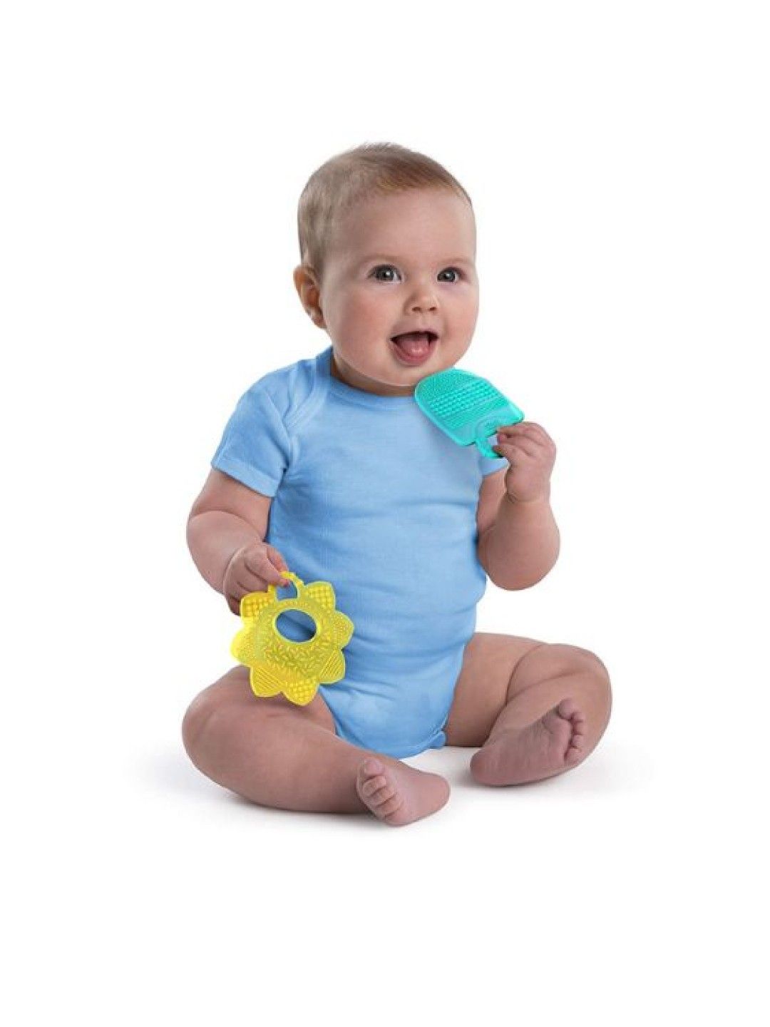 Bright Starts Sunny Soothers Easy-Grasp Teethers 2 pack (No Color- Image 3)