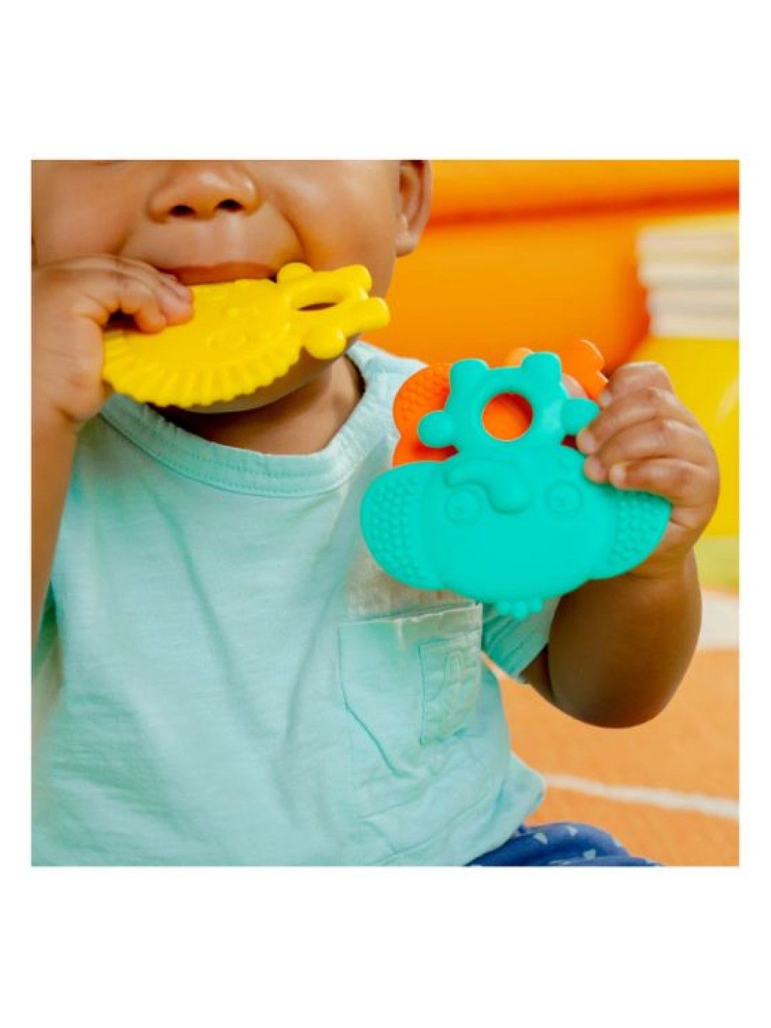 Bright Starts Gummy Buddies 3 pack Texture Teethers (No Color- Image 3)