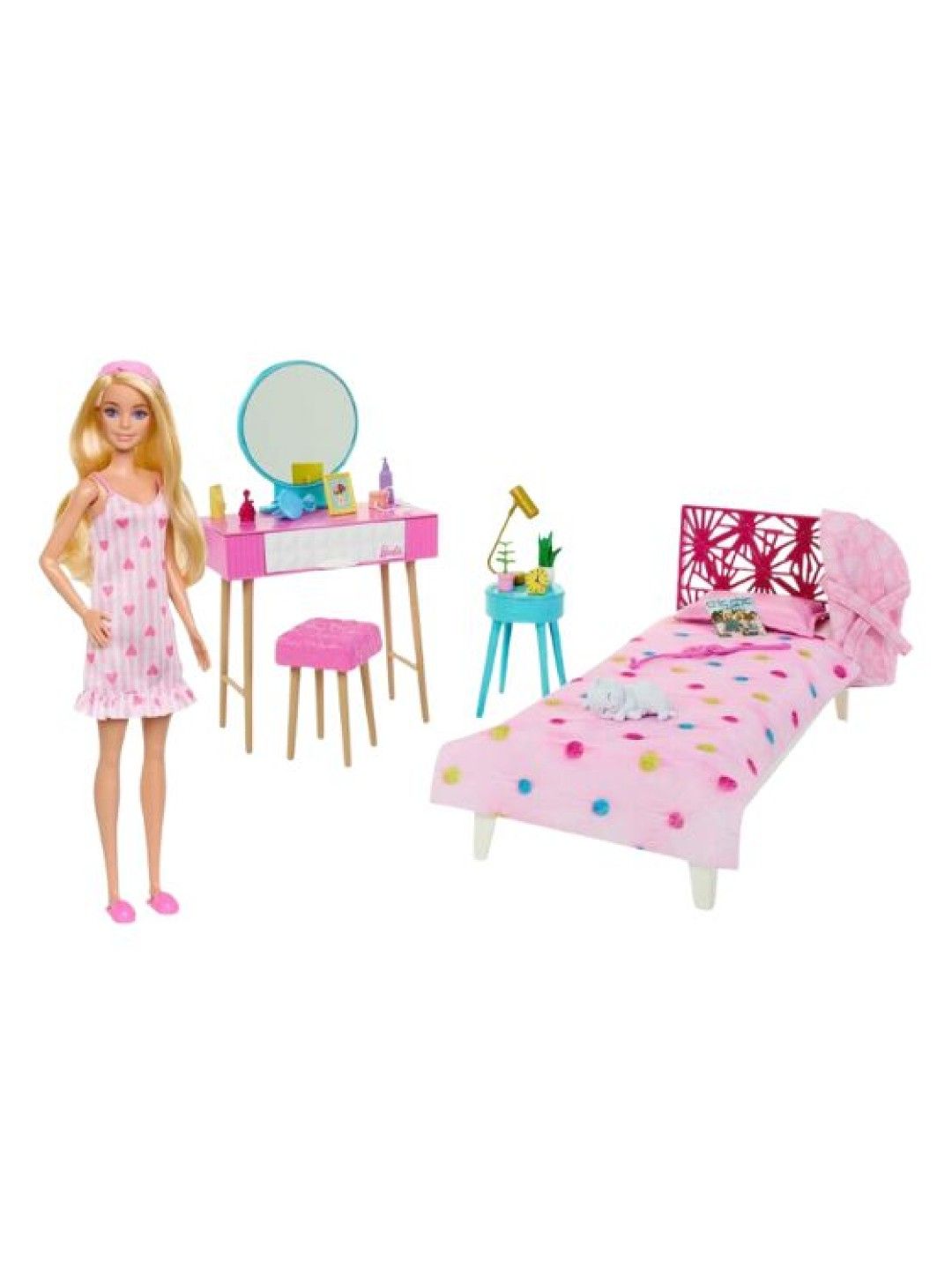 Barbie Bedroom Playset And Doll | Edamama