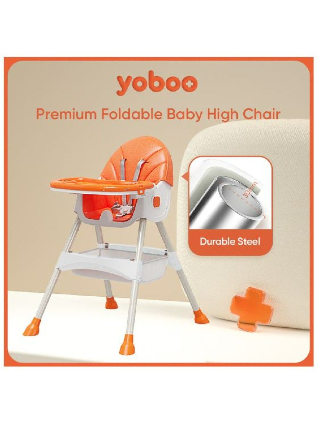 Yoboo Baby Chair - Foldable (No Color- Image 3)