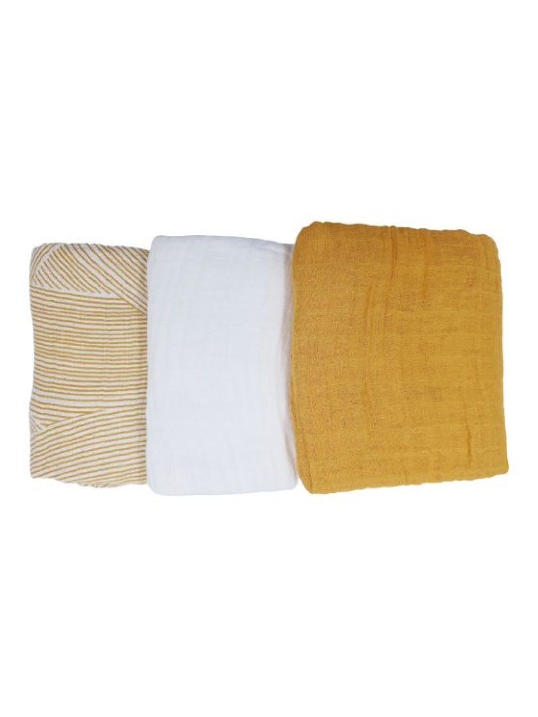 Enfant Muslin Swaddle (3-pcs) (Yellow- Image 3)