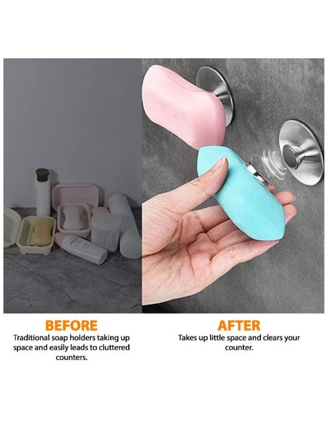 Ayousin Magnetic Soap Dispenser (No Color- Image 3)
