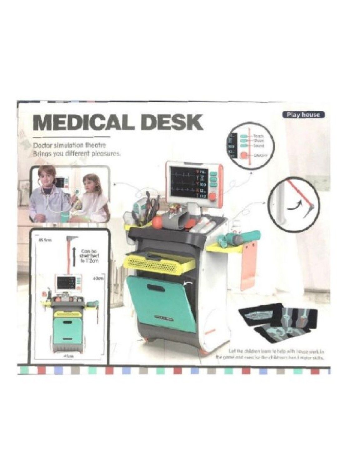 Little Actress Medical Desk Trolley (No Color- Image 3)
