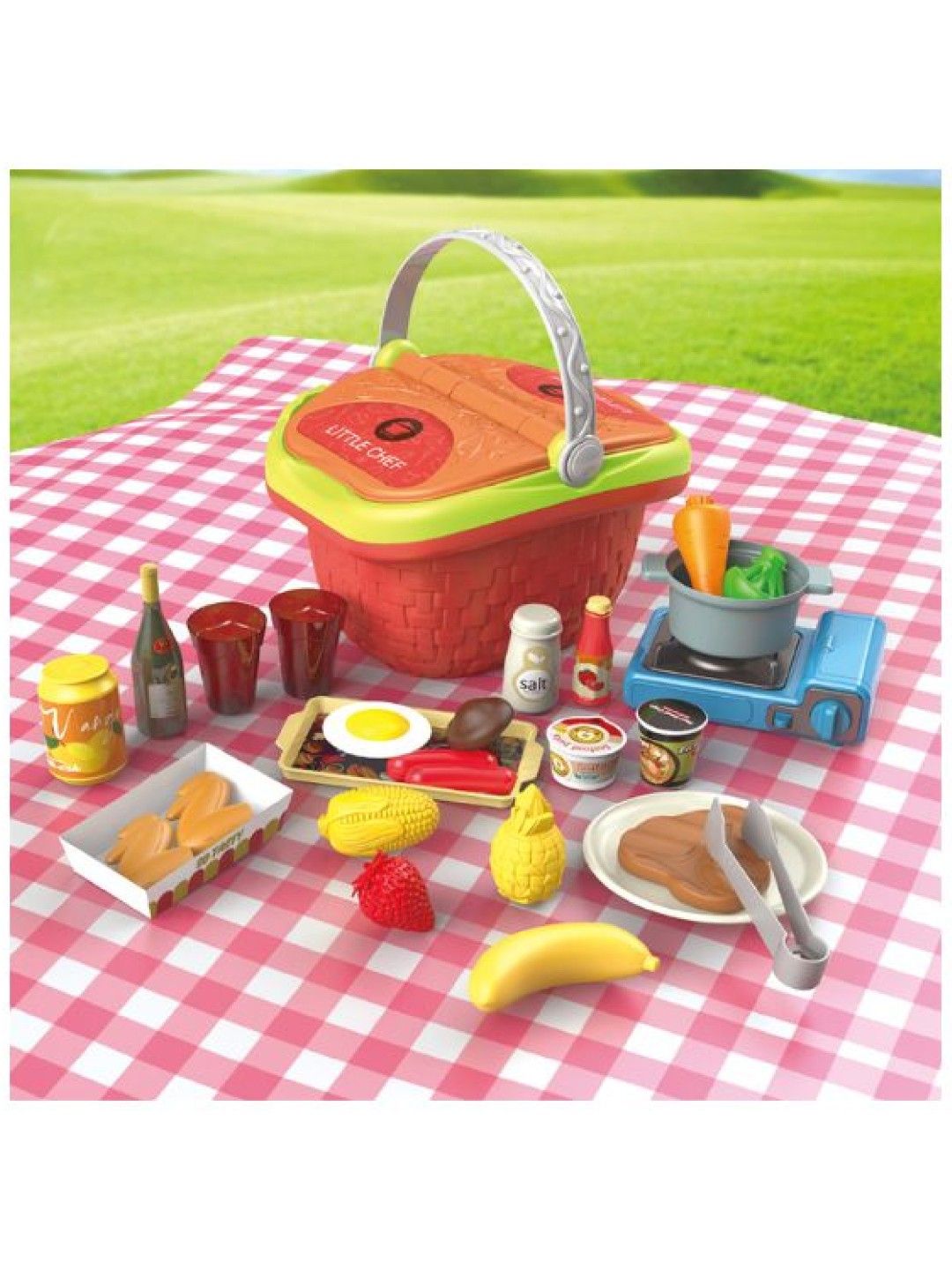 Vanyeh Picnic Basket (Orange- Image 3)