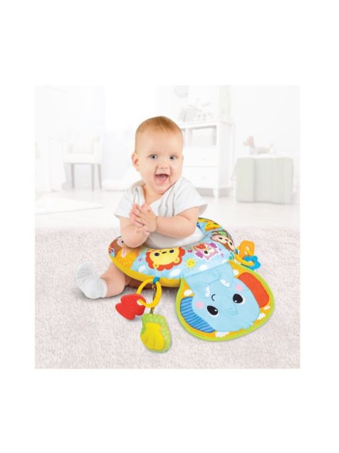 winfun Jungle Fun Tummy Time Pillow (No Color- Image 3)