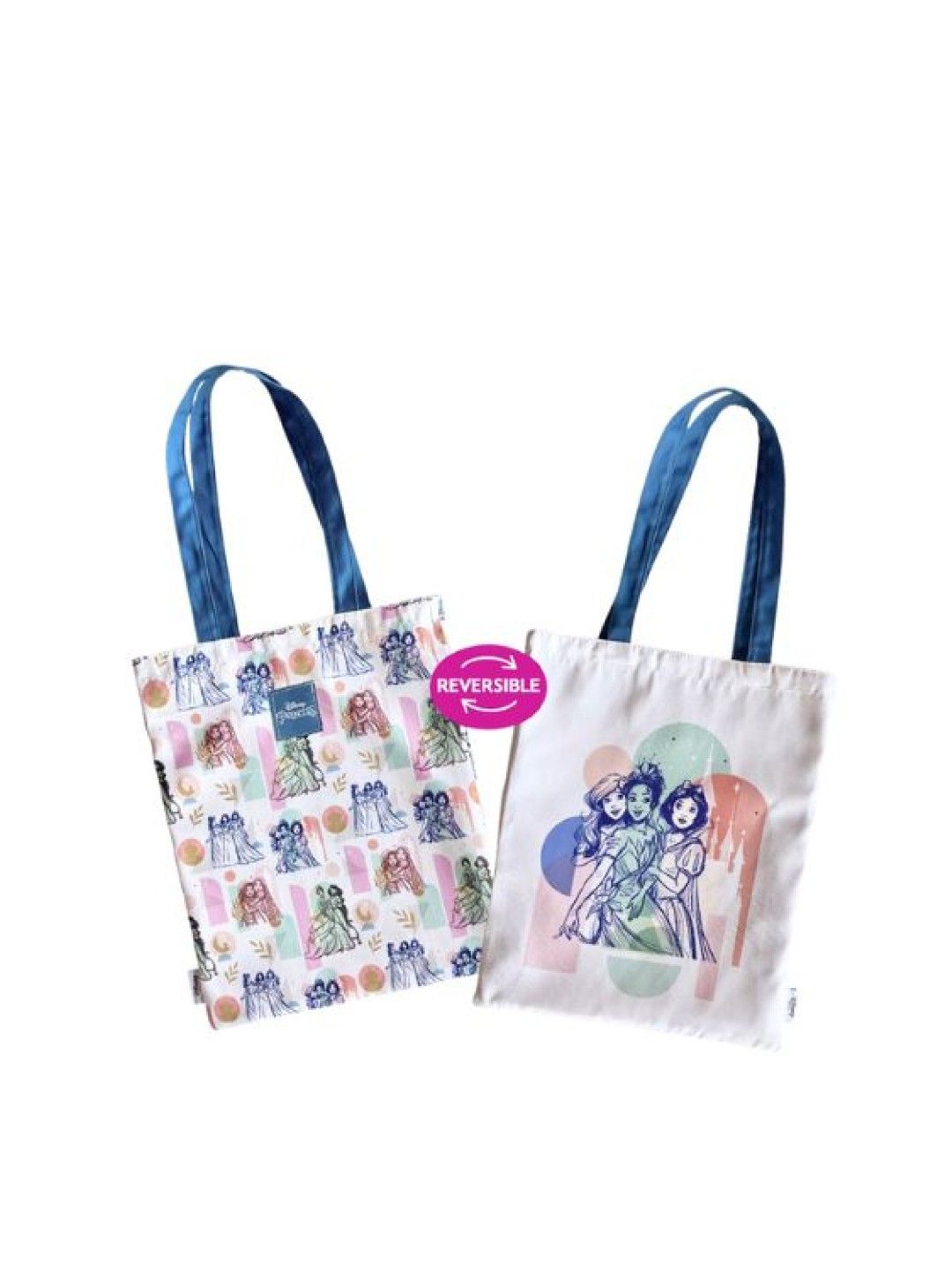 Zippies Lab Disney Princess Pastel Memories Reverso Tote (No Color- Image 3)