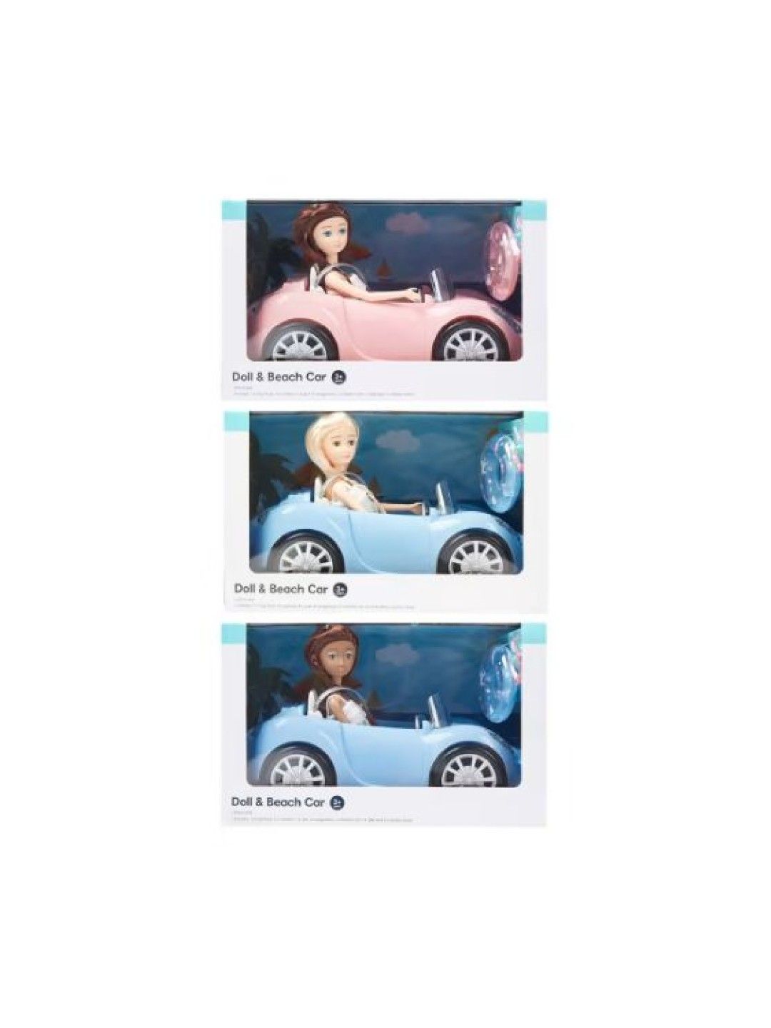 Anko Doll & Beach Car Set (Assorted- Image 3)