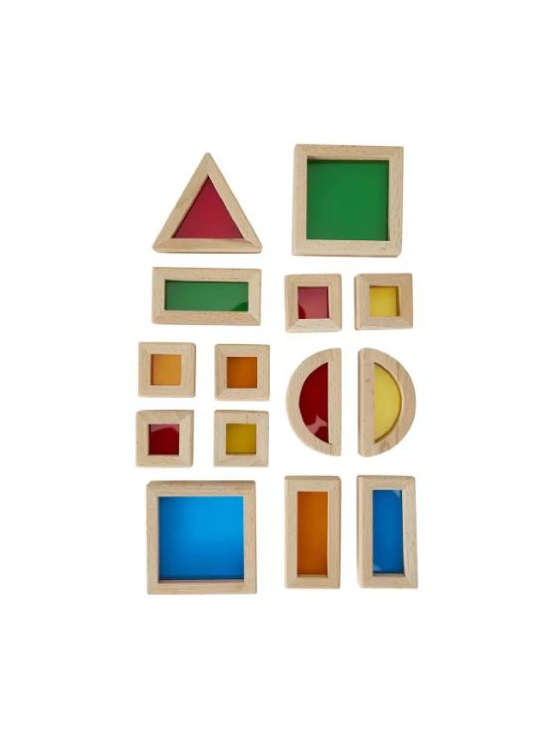 Anko Wooden Light and Colour Blocks (14pcs) (Assorted- Image 2)