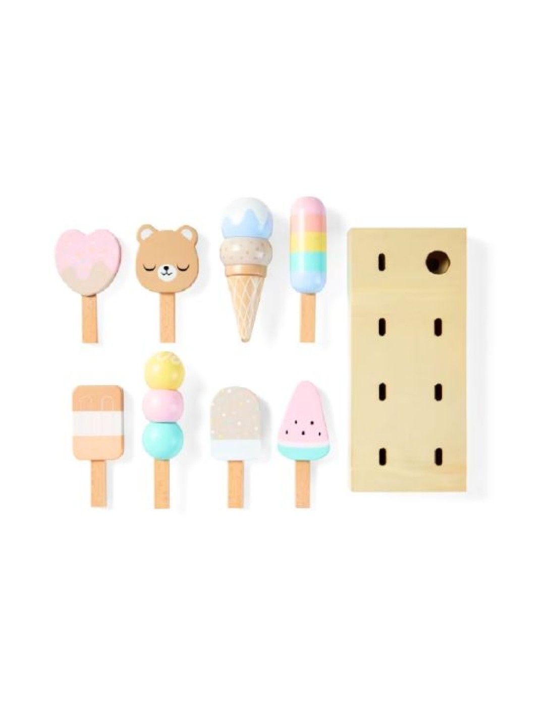 Anko Wooden Ice Cream Tray (No Color- Image 3)