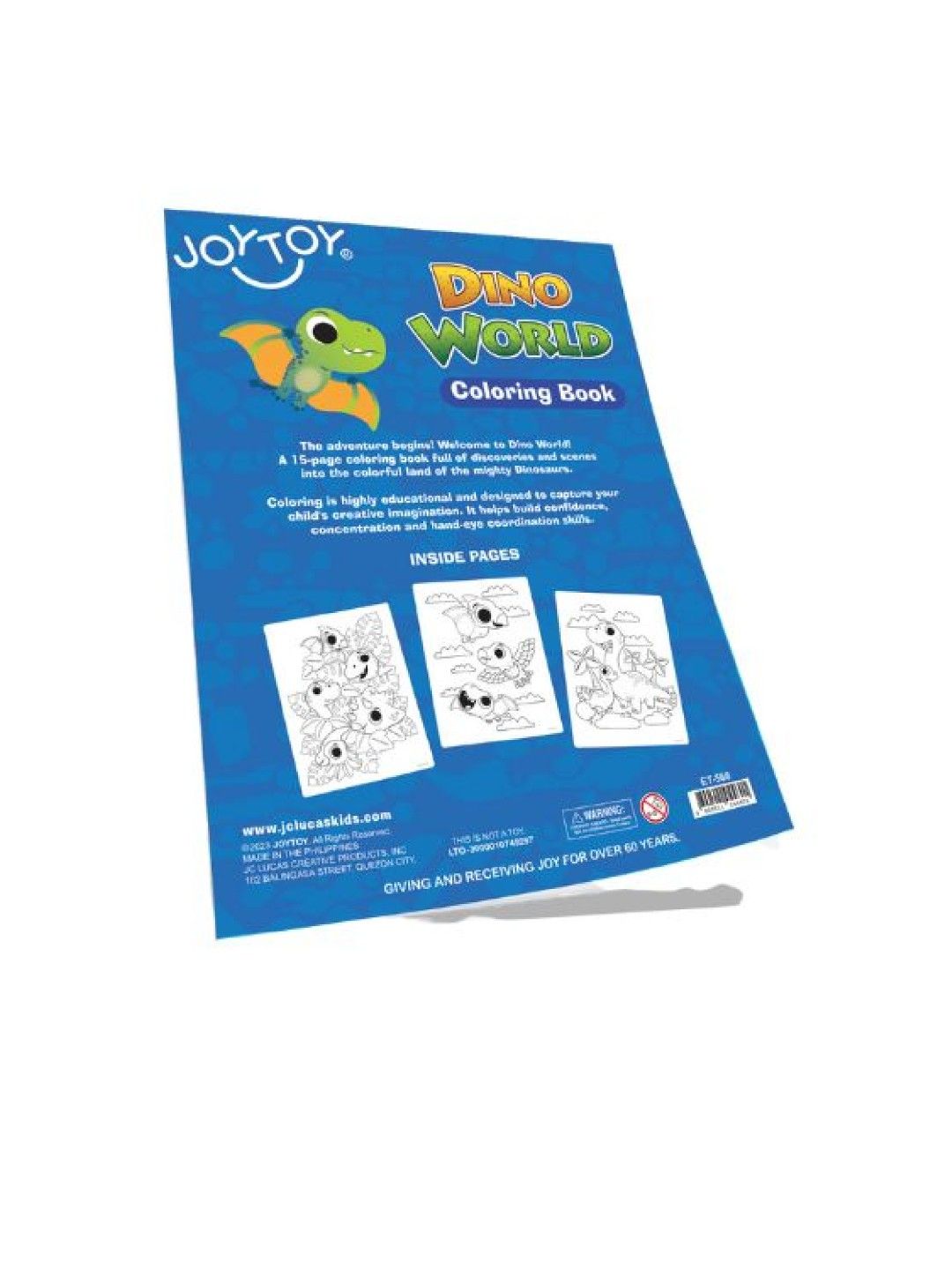 Joytoy Dino World Coloring Book (No Color- Image 3)