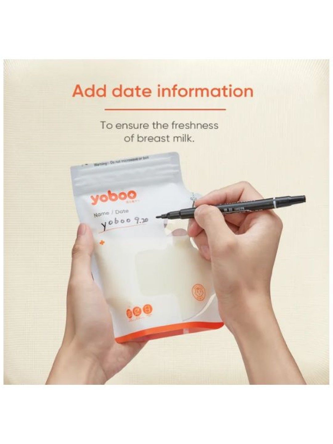 Yoboo Breast Milk Storage Bags (30pcs) (No Color- Image 3)