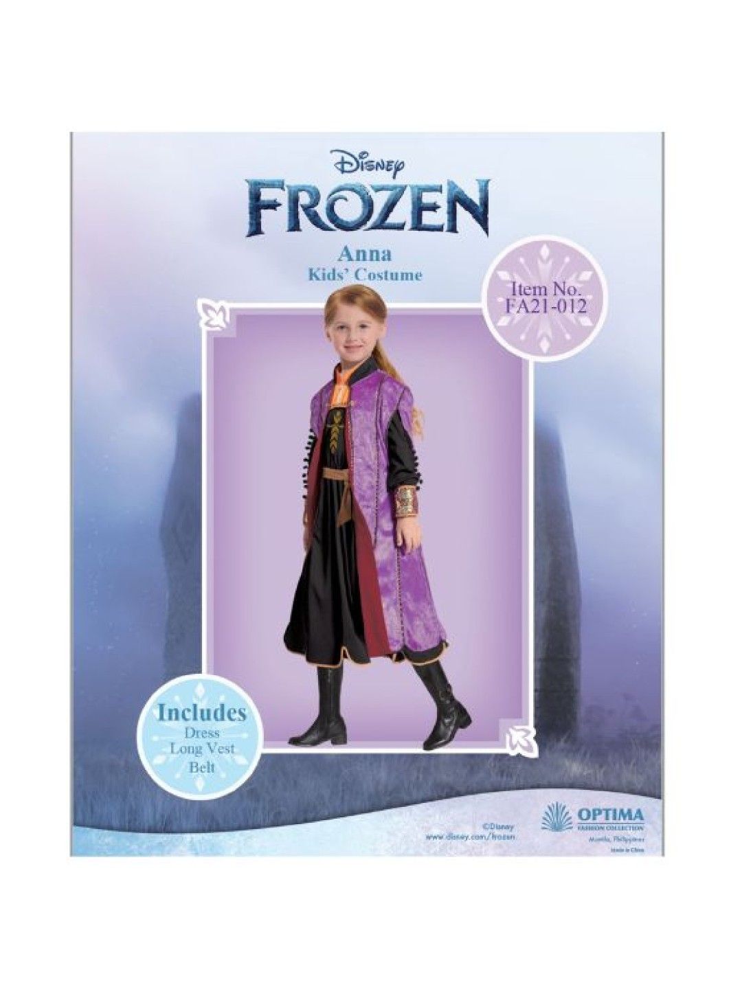 Disney Frozen II Anna Girls' Costume (No Color- Image 3)